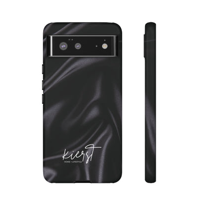 Black Silk Print Google Pixel Phone Case