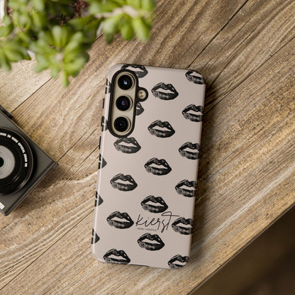 Black Lips and Oat Samsung Galaxy Case