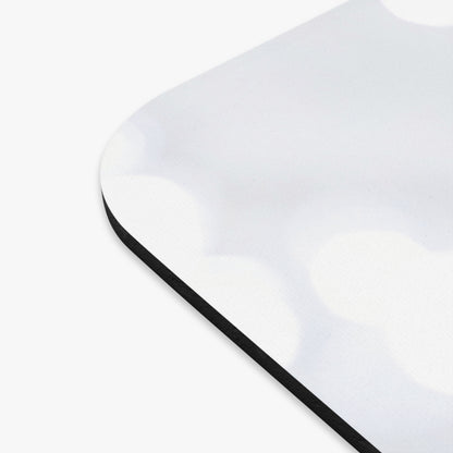 White Sparkle Mouse Pad