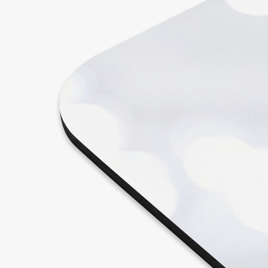White Sparkle Mouse Pad