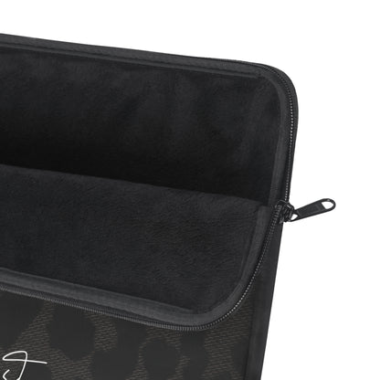 Black Leopard Laptop Sleeve | A Bold Neutral for On-the-Go Protection