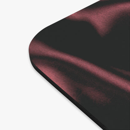 Signature Velvet Noir Silk Print Mouse Pad