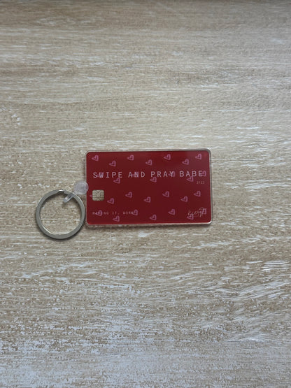 Swipe + Pray Keychain