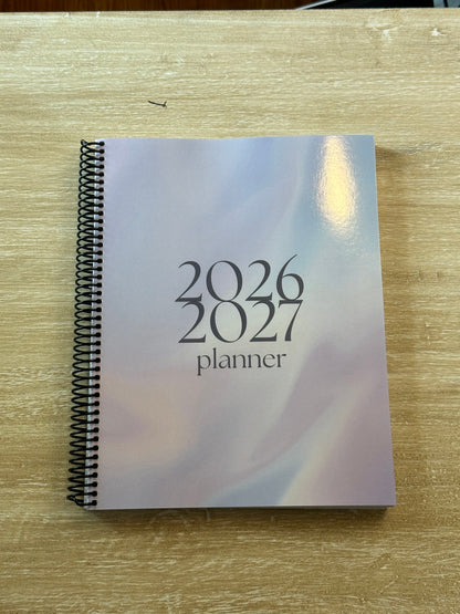 2026 - 2027 Lilac Marble Mid Year Lifestyle Planner