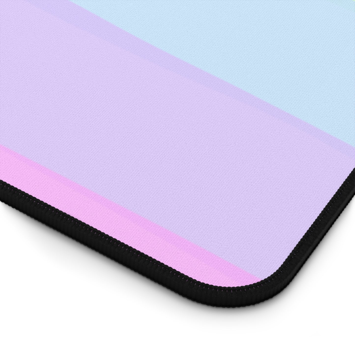 Pastel Rainbow Desk Mat