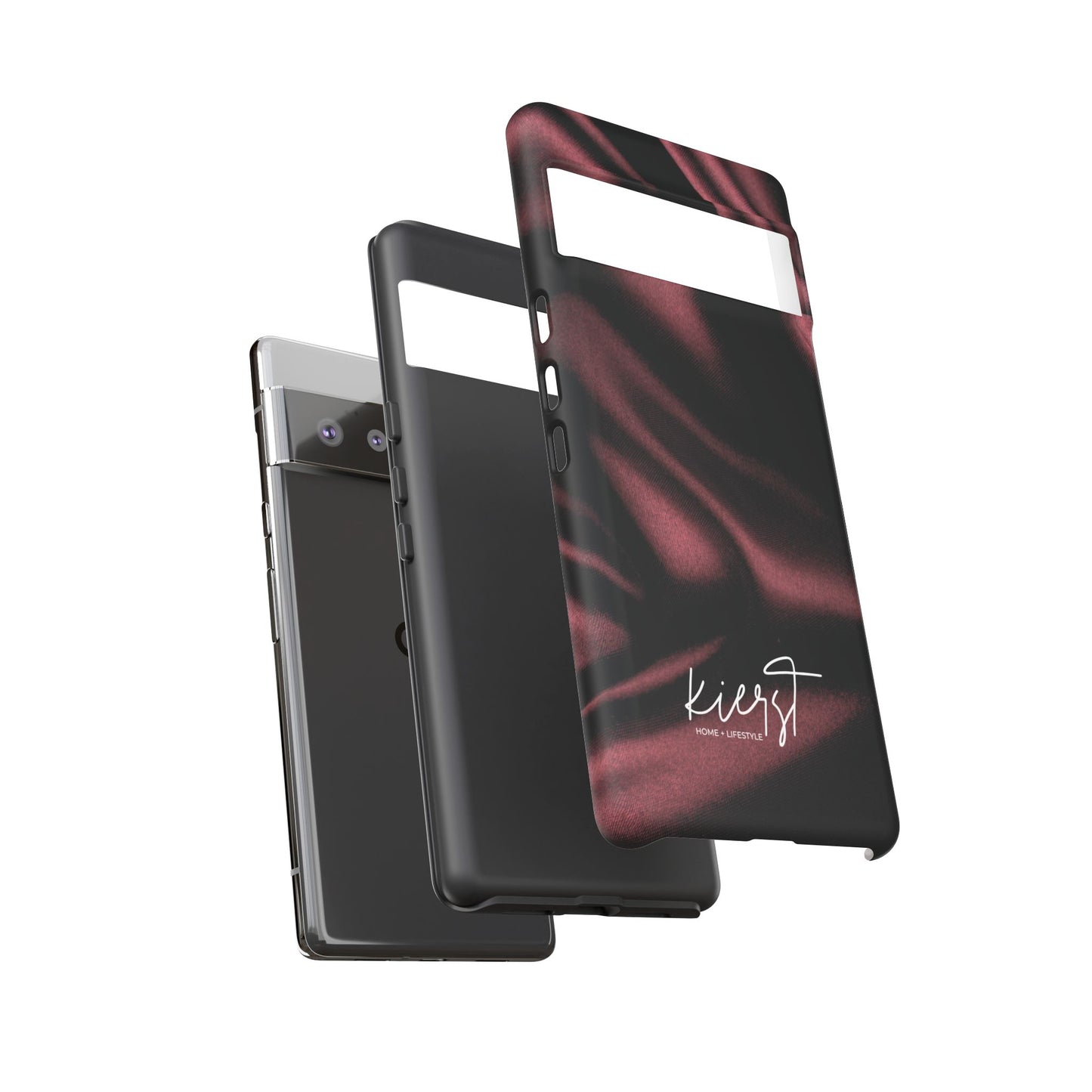 Signature Velvet Noir Silk Print Google Pixel Phone Case