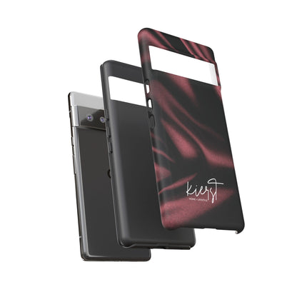 Signature Velvet Noir Silk Print Google Pixel Phone Case