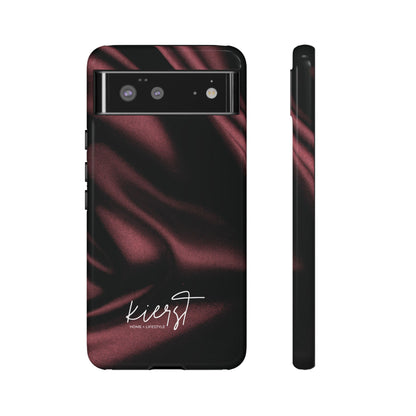 Signature Velvet Noir Silk Print Google Pixel Phone Case