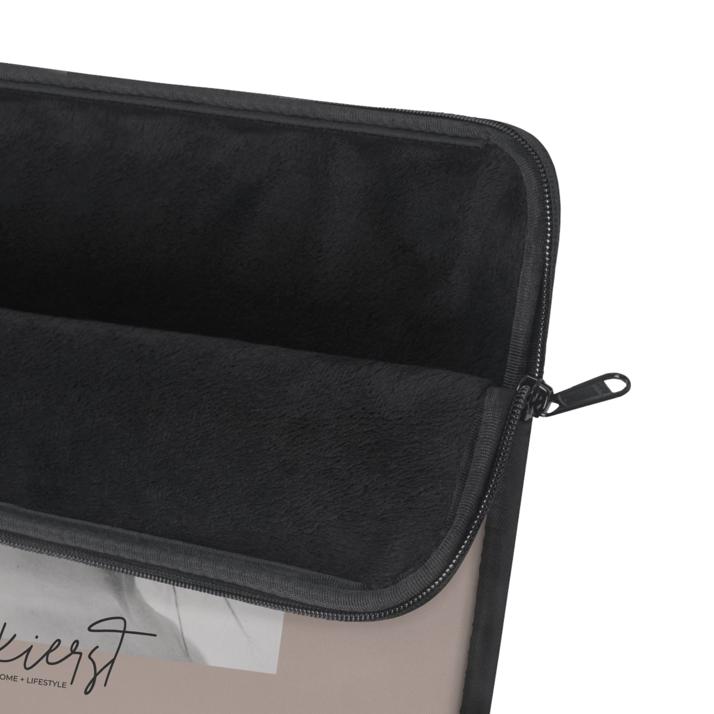 Black & White Fashion Portrait Laptop Sleeve | Editorial-Inspired Office Style