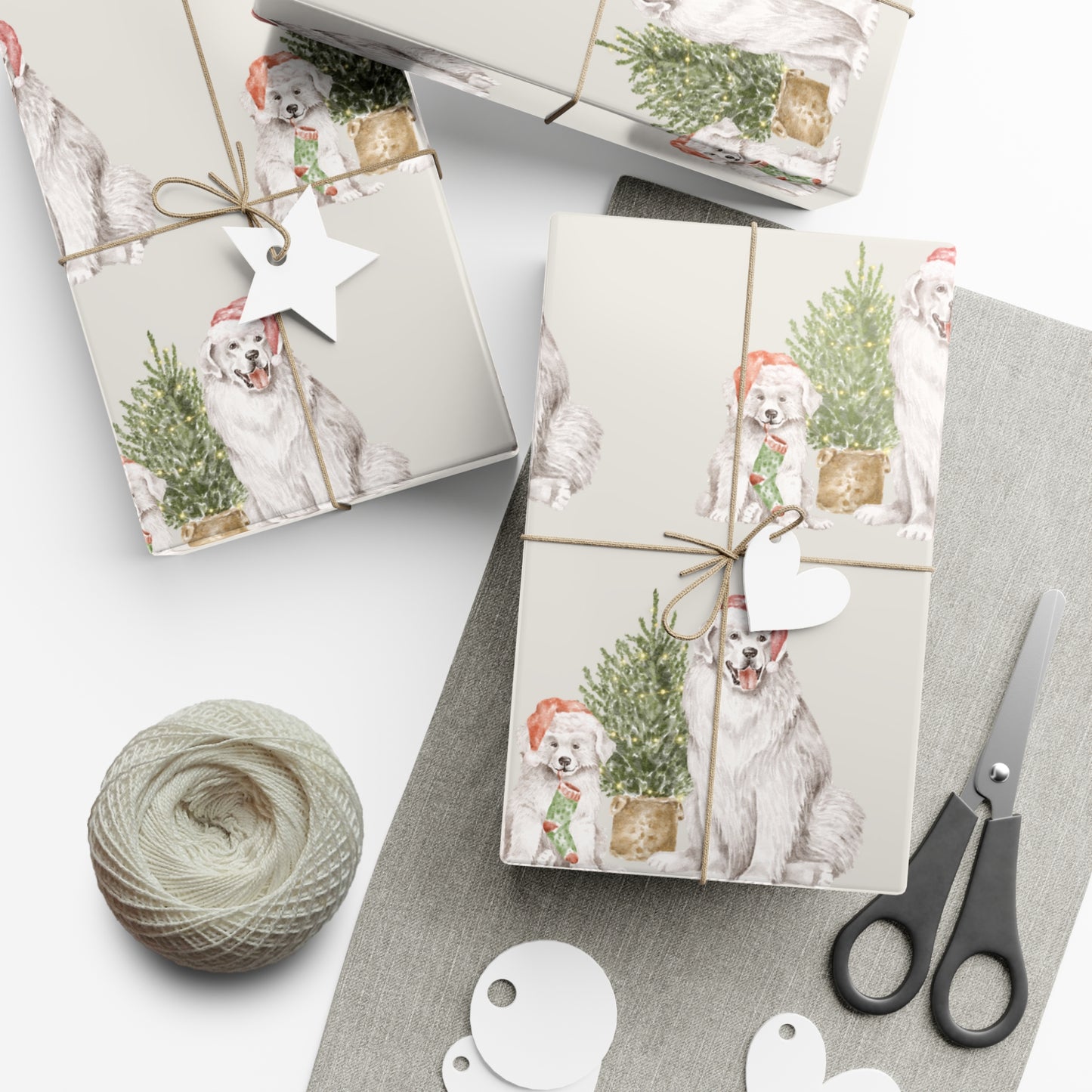 Christmas Dogs Gift Wrapping Paper