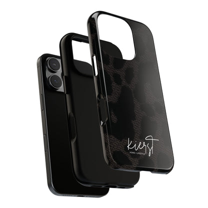 Black Leopard iPhone Case