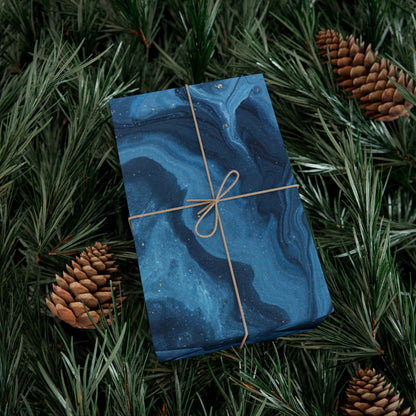 Blue Marble Gift Wrapping Paper