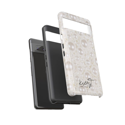 Various Pearls Google Pixel Case | Refined Shine Everyday Style