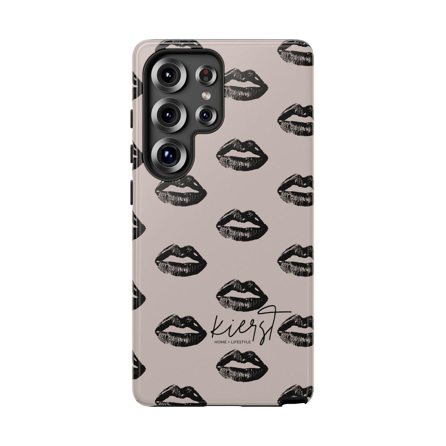 Black Lips and Oat Samsung Galaxy Case