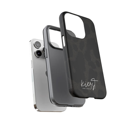 Black Leopard iPhone Case
