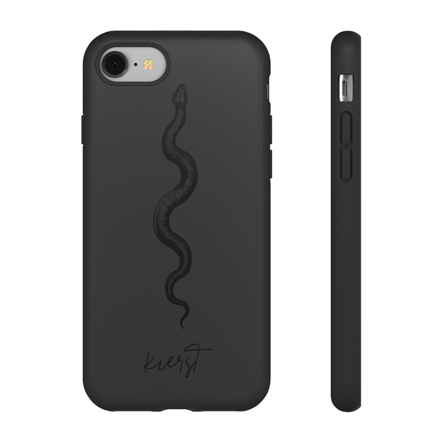 Long Black Snake iPhone Case | Subtle Edge, Quiet Power