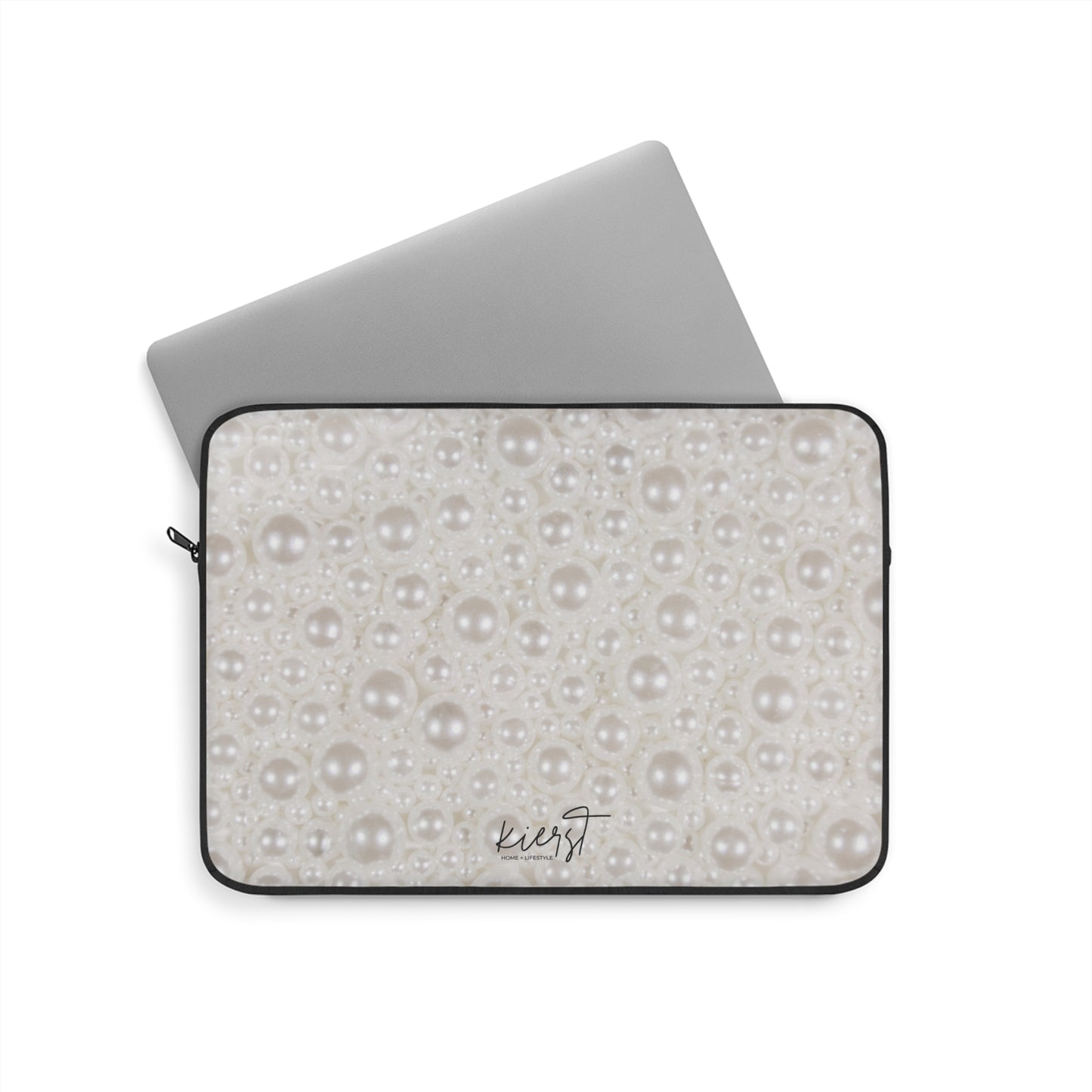 Various Pearls Laptop Sleeve | Glam Neutrals for Elevated Workspaces