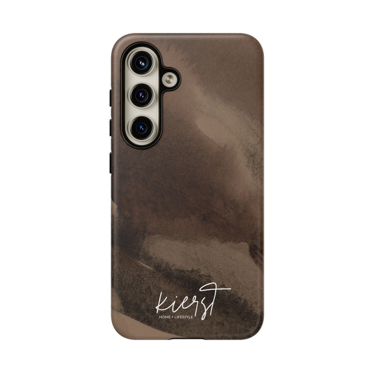 Brown Abstract Samsung Galaxy Case