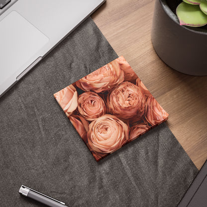 Peony Dusk Post-it® Note Pad | Warm Floral Peonies