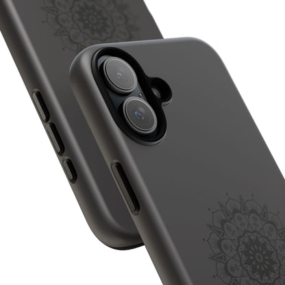 Black Mandala iPhone Case | Refined Calm in Every Curve