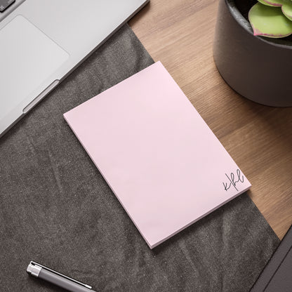 Signature Pink Post-it® Note Pad | Soft Blush Pink Sticky Notes for Everyday Luxury
