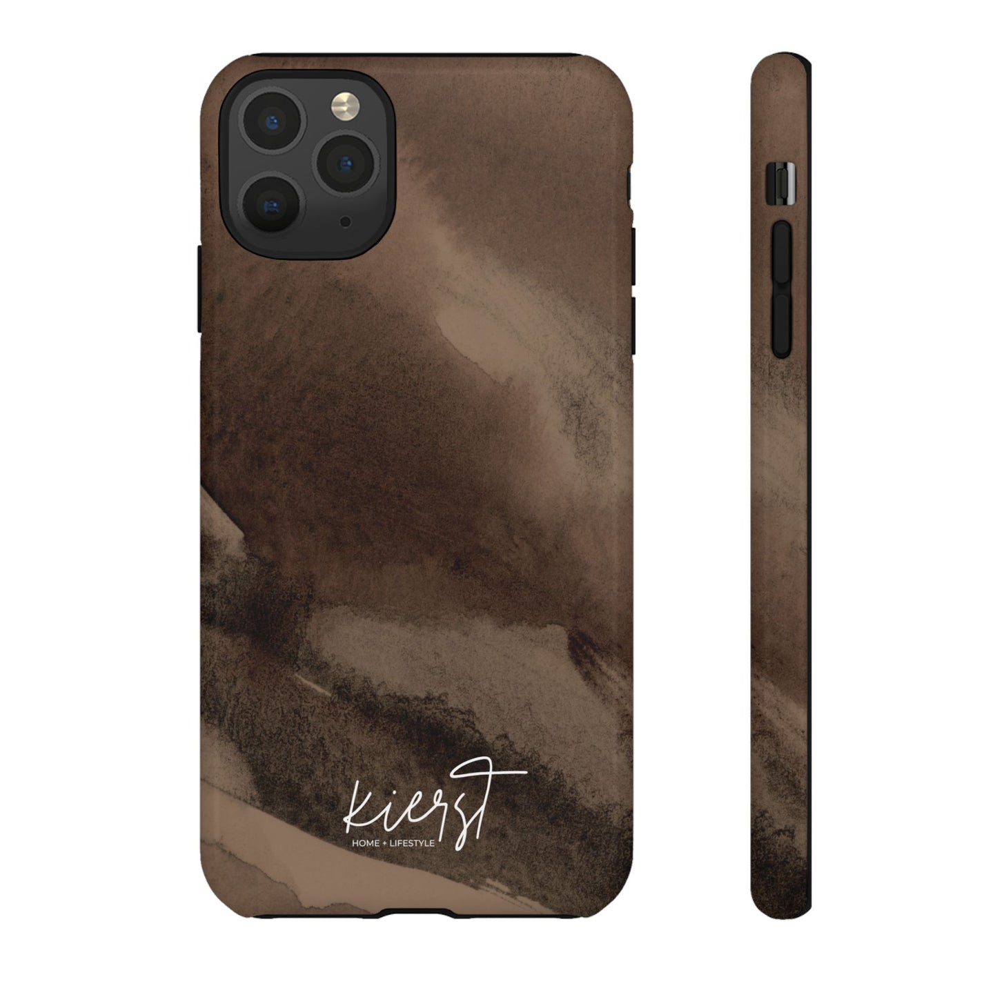 Brown Abstract iPhone Case