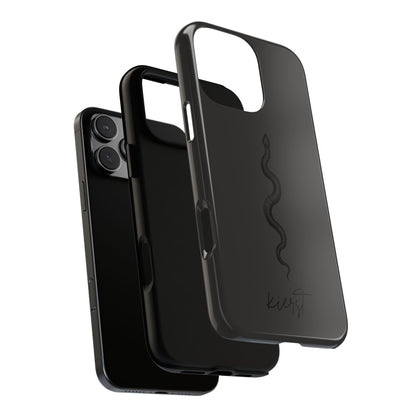 Long Black Snake iPhone Case | Subtle Edge, Quiet Power