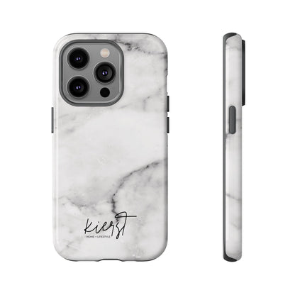 Lived-In White and Grey Marble iPhone Case | Curated Calm, Captured in Marble