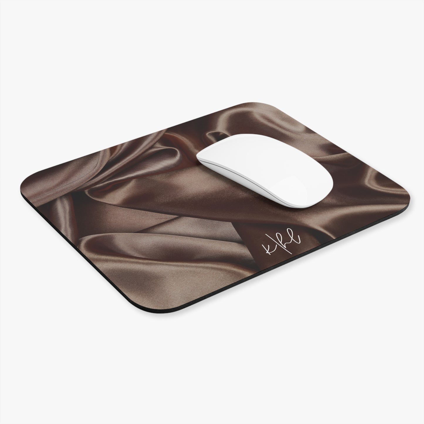Chocolate Silk Print Mouse Pad
