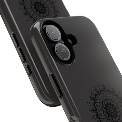 Black Mandala iPhone Case | Refined Calm in Every Curve