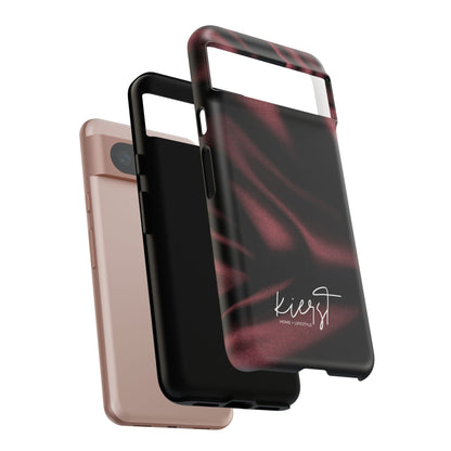 Signature Velvet Noir Silk Print Google Pixel Phone Case