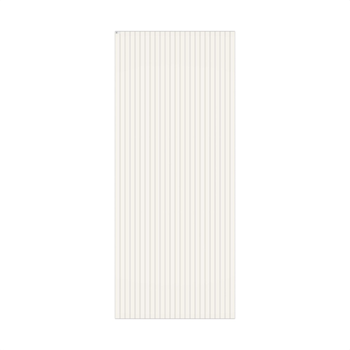 Cream With Grey Pinstripe Gift Wrapping Paper