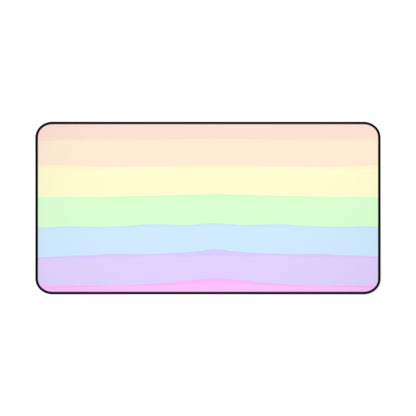 Pastel Rainbow Desk Mat