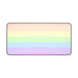 Pastel Rainbow Desk Mat