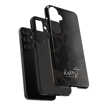 Black Leopard Samsung Galaxy Phone Case