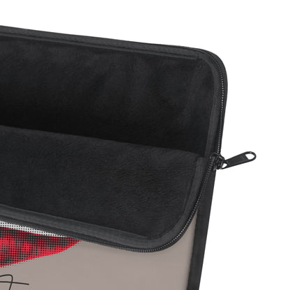 Vintage Red Lips Laptop Sleeve | Bold Glamour with a Retro Twist