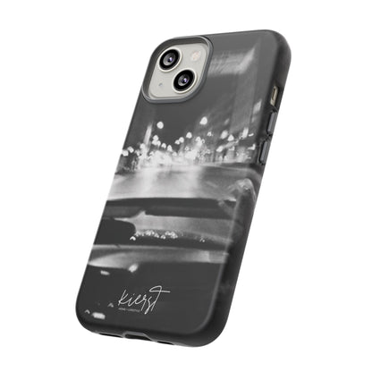 Faded Summer Nights iPhone Case | A Cinematic Blur of City Lights and Nostalgia