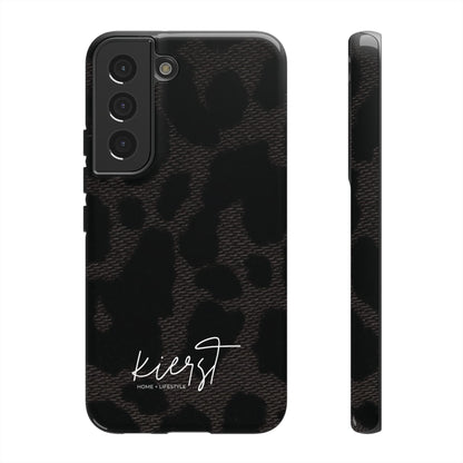 Black Leopard Samsung Galaxy Phone Case
