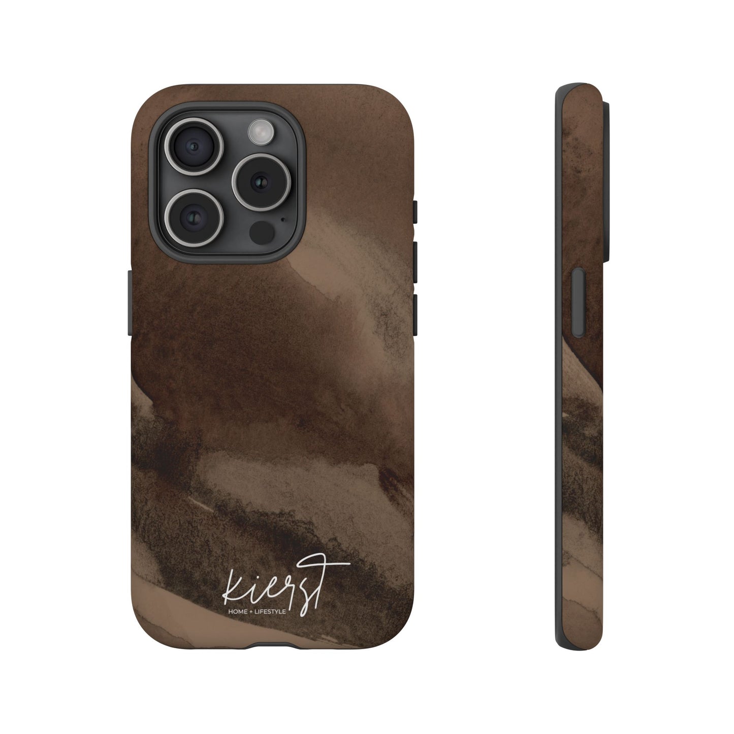 Brown Abstract iPhone Case