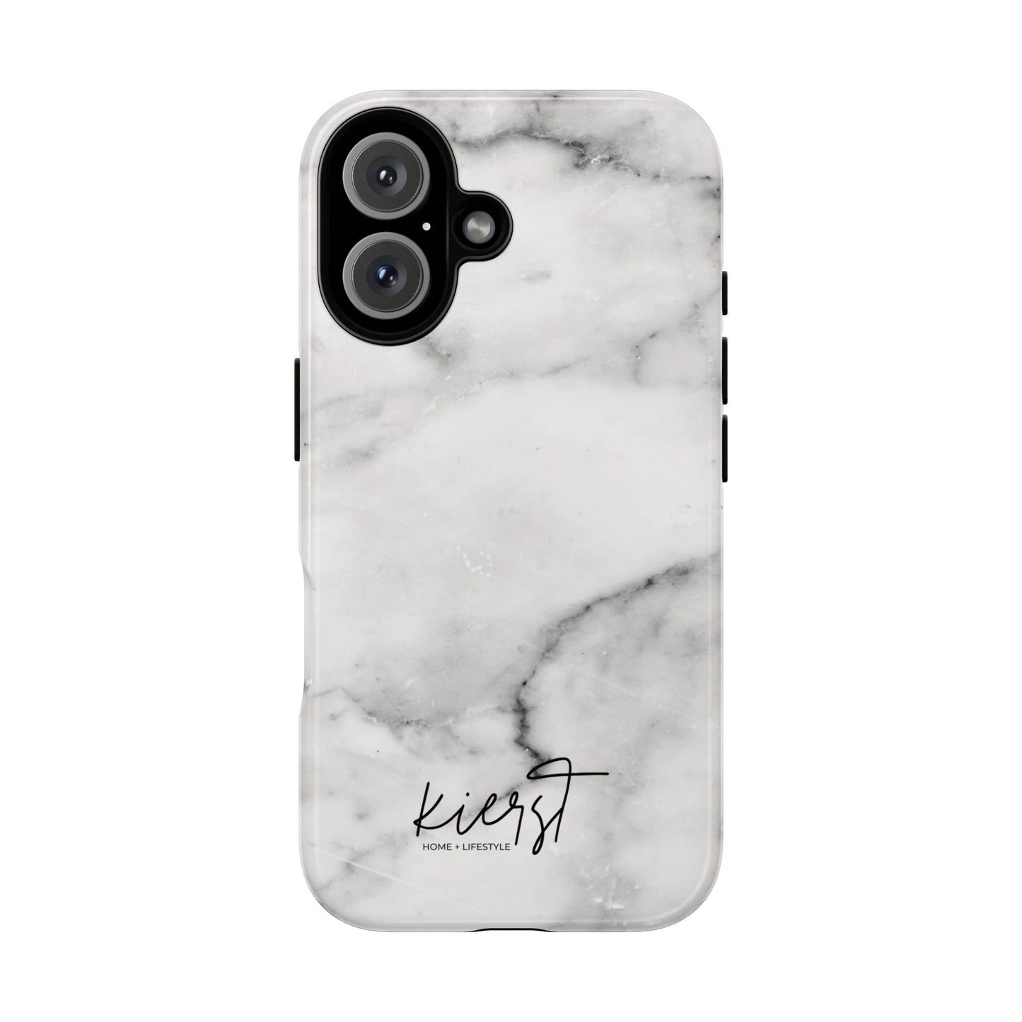 Lived-In White and Grey Marble iPhone Case | Curated Calm, Captured in Marble