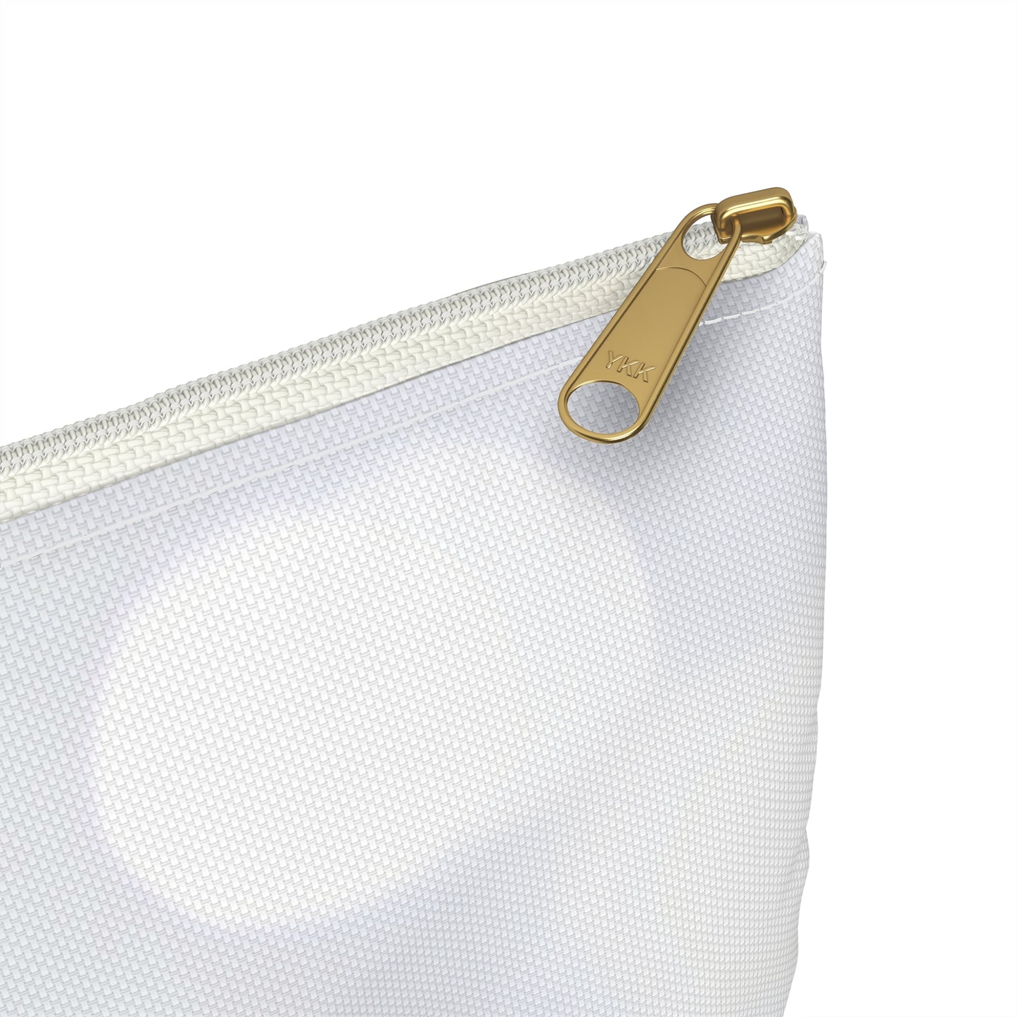 White Sparkle Print Accessory Pouch