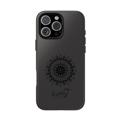 Black Mandala iPhone Case | Refined Calm in Every Curve