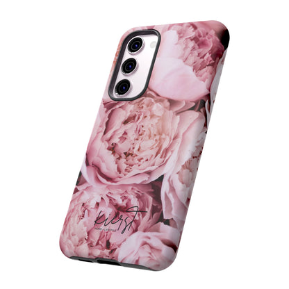 Pink Peonies Samsung Galaxy Case | A Floral Moment Lasts Longer Than Fresh Stems