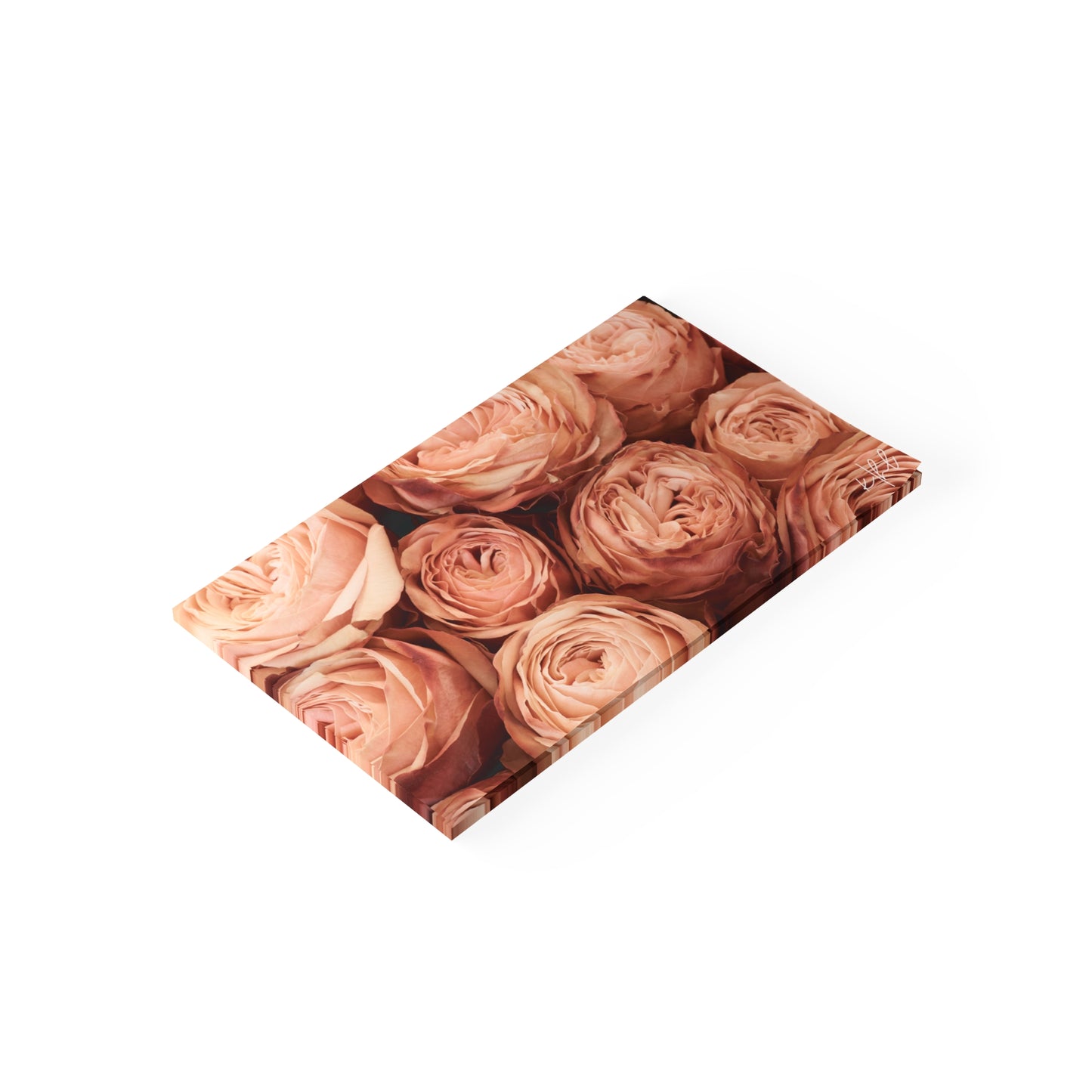 Peony Dusk Post-it® Note Pad | Warm Floral Peonies