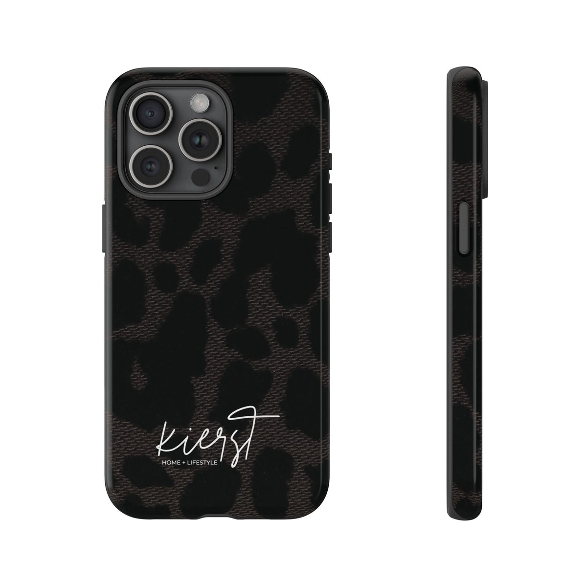 Black Leopard iPhone Case