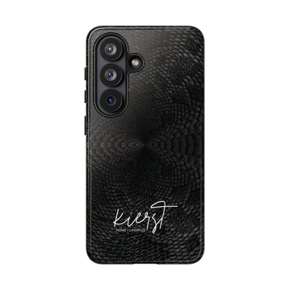 Black + Grey Snake Print Samsung Galaxy Phone Case