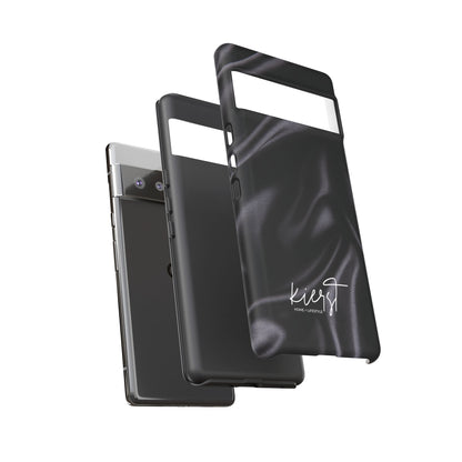 Black Silk Print Google Pixel Phone Case