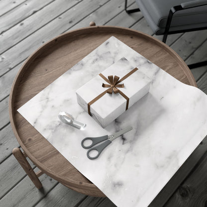 Lived-In Grey Marble Gift Wrapping Paper