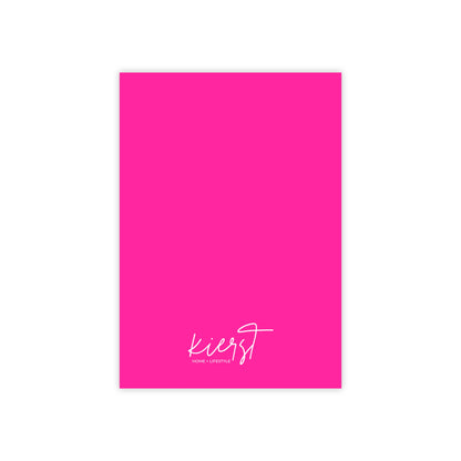 kierst Signature Hot Pink Post-it® Note Pad | Vibrant Sticky Notes for Bold Desks