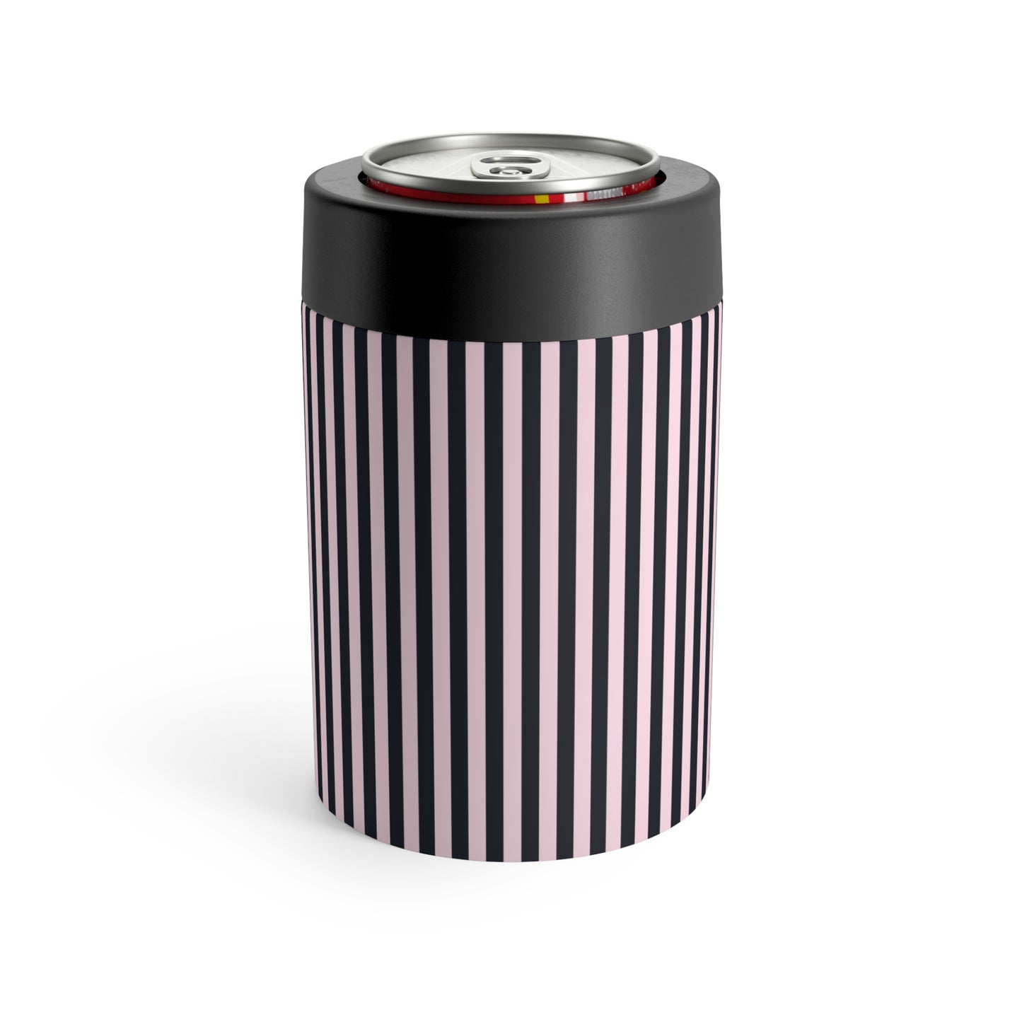 Signature Pink + Signature Storm Striped Can Holder